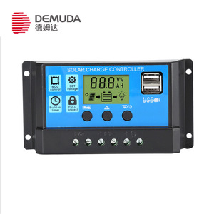 ตัวควบคุมการชาร์จพลังงานแสงอาทิตย์ Demuda 30A MPPT พร้อมพอร์ต USB สำหรับระบบโซลาร์เซลล์ - Product Image 1