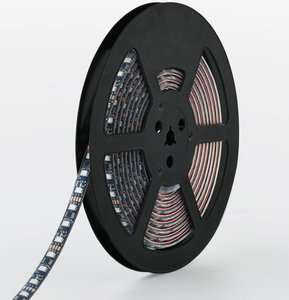 Bande lumineuse LED IP20 5050 RGB 12V avec télécommande pour éclairage d'ambiance de bar à intensité variable CE RoHS - Product Image 1