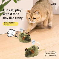 Mainan Tikus Interaktif Laris Manis, Tahan Gores dan Mengasah Gigi, Mainan Penggoda Kucing Kustom, Mainan Bermain Alami
