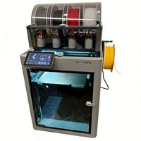 Imprimante 3D industrielle FDM P2S Combo portable automatique de bureau multi-couleurs à grande vitesse avec nivellement automatique