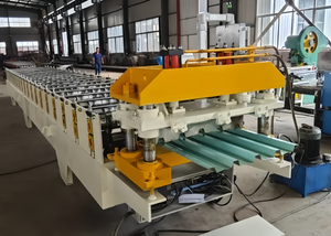 Trapezoidal Wall Cladding Panel Roll Forming Machine <strong>Metal</strong> Wall Panel Making Machine - Product Image 2
