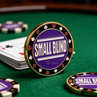Puce de poker en céramique, jeton de casino en émail, pièce de défi personnalisée, pièce de jeu de collection plaquée or, non toxique