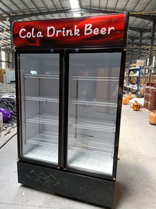 Réfrigérateur commercial vertical à refroidissement direct, vitrine de supermarché avec porte en verre - Product Image 3