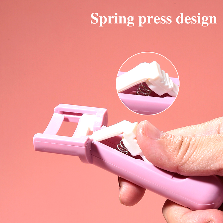 LMLTOP 1pcs Eye Beauty Tools Professional Plastic Pressing Cosmetics Makeups Portable Natural Curling Eyelash Curler S702