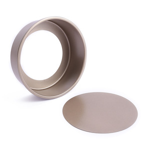 Baking Cake <b>Mold</b> Set 5 Piece Non Stick Gold Round Pan For Home Baking Family Use - Product Image 1