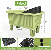 Grille de jardinage en PP moulé par injection, blanche crème, légère et durable, pour légumes et fleurs, usage domestique et extérieur