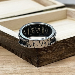 Anillo de Acero Inoxidable Estilo Vikingo Nórdico con Diseño de Letras, Joyería de Moda Unisex, Regalo - Product Image 2