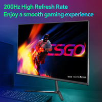 Moniteur de jeu PC Ultra-mince 24 pouces 200Hz IPS écran LCD 2K 1920x1080P FHD bureau nouvel écran d'ordinateur Ultra-mince 1080P