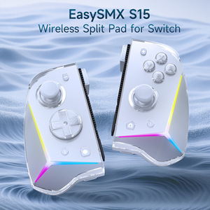 EasySMX สำหรับ NS S15 จอยเกมไร้สาย แบบแยกส่วน ควบคุมด้วยเซ็นเซอร์ Hall แบบกลไกสี่จุด ปุ่มด้านหลังสี่ปุ่ม ไฟ RGB พร้อมระบบสั่น - Product Image 6