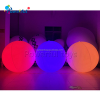 Ballon de plage lumineux gonflable rougeoyant télécommande lumière LED piscine fête jouer balles eau fête jeu sport