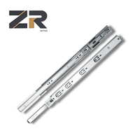 Glissière de tiroir à fermeture douce ZERUN Premium, coulisse dissimulée, quincaillerie de meuble lisse pour armoires de chambre