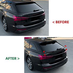 Spoiler centrale posteriore nero lucido materiale AMP-Z A6 ABS per A6 C8 Avant <span class=keywords><strong>Allroad</strong></span> <span class=keywords><strong>2019</strong></span>-2024 accessori auto - Product Image 2