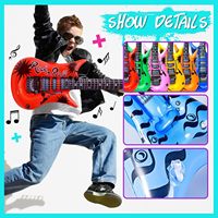 Guitare Gonflable en PVC Personnalisée pour Enfants, Instrument de Musique Gonflable pour Fêtes, Vente en Gros de Jouets pour Enfants