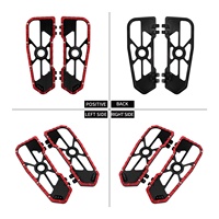 Planches de sol CNC pour motos Harley Touring 1986 et plus récentes, Trike Softail FLD 2012-2016, en aluminium anodisé, 6 couleurs, paire