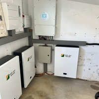 Sistema de Almacenamiento de Energía Solar para el Hogar, ESS de 8-16KW, Batería de Litio Apilable IP65, Sistema Híbrido Fuera de la Red para Electrodomésticos