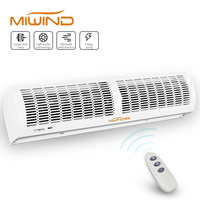 Distribuidor de Cortina de Aire con Motor de Cobre Puro Personalizado, Precio de Fábrica para Exportación, Alto Flujo de Aire, Carcasa de Chapa Galvanizada, Montaje en Pared/Ventana