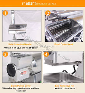 Máquina Ralladora <span class=keywords><strong>de</strong></span> queso <span class=keywords><strong>de</strong></span> un solo cabezal <span class=keywords><strong>de</strong></span> acero inoxidable/equipo <span class=keywords><strong>de</strong></span> procesamiento <span class=keywords><strong>de</strong></span> rejilla <span class=keywords><strong>de</strong></span> queso rotativo eléctrico comercial <span class=keywords><strong>de</strong></span> alta capacidad - Product Image 4