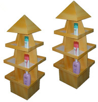 Support publicitaire POP en carton portable et pliable, support d'affichage innovant pour supermarché, vente chaude