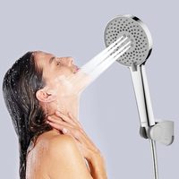 Ningbo salle de bain nouvelle douche à main multiple réglable 3 Mode Massage Spa moderne pommeau de douche à main ensemble