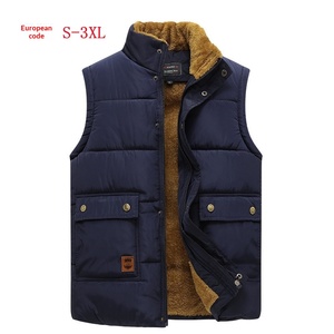 <span class=keywords><strong>Gilet</strong></span> d'hiver pour <span class=keywords><strong>homme</strong></span> doublé en <span class=keywords><strong>polaire</strong></span>, <span class=keywords><strong>gilet</strong></span> rembourré en coton pour <span class=keywords><strong>homme</strong></span>, veste sans manches chaude pour jeunes, tailles européennes et américaines - Product Image 5