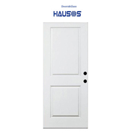 Design classique en gros apprêté finition blanche noyau creux métal acier et porte en bois
