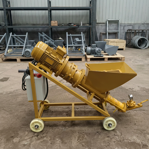 <b>Small</b> High-Rise Interior Exterior Wall Decoration Mortar Conveying Spray <b>Pump</b> 25L/min Capacity High Efficiency 20m Horizontal - Product Image 5