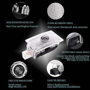 Luces LED para Logotipo de Coche, Proyector de Luz <span class=keywords><strong>Fantasma</strong></span> para Puerta, Accesorios de Bienvenida, Lámpara de Emblema para Dodge Avenger Charger - Product Image 3