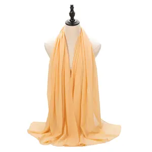 2024 أوشحة حجاب من الحرير المُطرز بتصميم ميديني وشاح شيفون من Jane foulard أوشحة نسائية وشيال تحت الوشاح