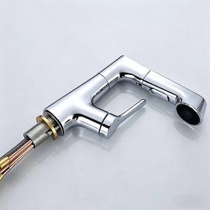 <span class=keywords><strong>Robinet</strong></span> de lavabo en acier inoxydable de haute qualité, très vendu, avec douchette extractible et cartouche céramique, pour salle de bain et chambre à coucher - Product Image 5