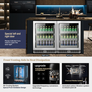 Enfriadores de <span class=keywords><strong>Vino</strong></span> y Bebidas, Refrigerador Bajo Barra, Nevera para Cerveza, Nevera Integrada para Exteriores, Nevera de Cocina - Product Image 4