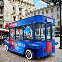 Retro Restauratie Auto Food Kar Outdoor Mobiele Food Truck Straat Keuken Catering Truck Aanhangwagen Voedsel Verkoopwagen