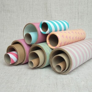 Tube de fil à haute vitesse 69x3.5x295mm, sans défaut, avec noyau en papier, essentiel pour l'utilisation en texturation par tirage - Product Image 1