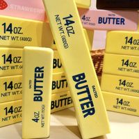Bâton de beurre en mousse PU à remontée lente, jouet anti-stress souple à presser, cadeau de fête unisexe