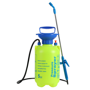 Pulvérisateur manuel à pression 5 L avec pistolet à gâchette pour jardinage domestique vert - Product Image 1