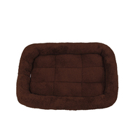 Weiches Plüsch Mehrfarbiges Haustier bett Bequemes Sofa Car Square Dog Cat Mat Langlebiges Pet House Nest