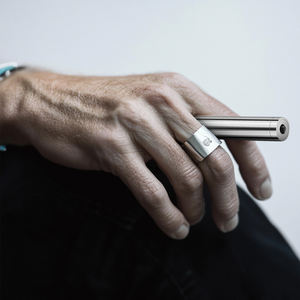 Olor a pulmón Stick Bolsas de menta inofensivas Pipa de tabaco Fumar <span class=keywords><strong>Mentol</strong></span> Salud pulmonar Artículos calmantes de acero inoxidable Colgante para la ansiedad - Product Image 5