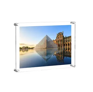 Acrylic Wall Mount Floating Picture Frame Gallery Wall Frame Acrylic Photo Frame
