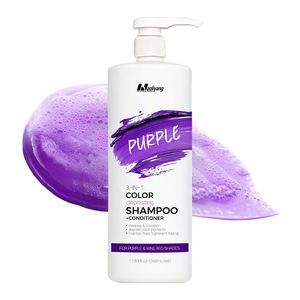 3-in-1 Farbgebende Haarreinigung & Pflege, Reinigt & Pflegt Sanft, Orange Semi-Permanente Lila Haarfarbe, OEM - Product Image 6