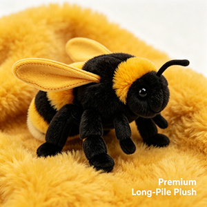Peluche Realista Personalizado con Cola Amarilla al por Mayor |   Insecto <span class=keywords><strong>de</strong></span> Peluche Realista OEM con Logotipo Personalizado - Product Image 4