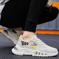 Chaussures de course respirantes pour hommes, tissage volant décontracté, chaussures de sport en maille Version coréenne, nouvelle collection automne