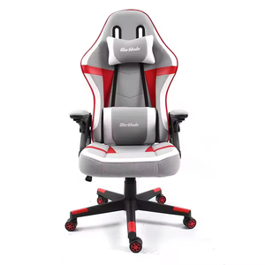 Chaise de jeu pour joueurs, la plus récente et la moins chère, avec dossier haut en cuir, style course, pour ordinateur 5983 - Product Image 3