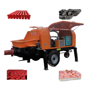 Mesin Bomba De truk semen Mixer beton listrik dengan mesin pompa beton Mini kustom kecil pompa manufaktur - Product Image 5