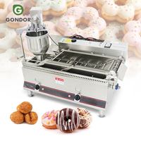 Pembuat Donat Besar Mini Donas Freidora Mesin Pembuat Donat Listrik Profesional 120mm