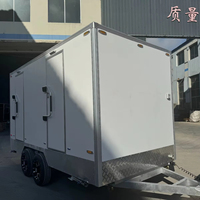 Remorque de salle de bain en plastique mobile extérieure Maivitt toilettes portables pour camping école panneau sandwich matériel