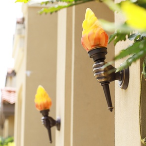 Mỹ Retro Ngoài Trời Tường Trang Trí Nội Thất Đèn Sáng Tạo Ngọn Lửa LED Đèn Công Nghiệp Sân Vườn Đèn Treo Tường Đèn Không Thấm Nước <span class=keywords><strong>Torch</strong></span> - Product Image 2