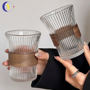 Household Heat Insulation Glass Cup Anti-Scalding Tea Water Juice Coffee Cup <b>Set</b> <b>Dinnerware</b> - Product Image 2