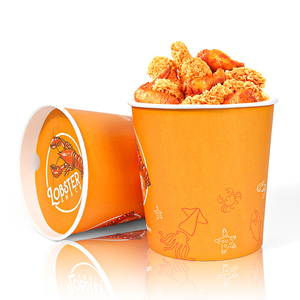 Cajas de Papel Desechables al por Mayor para Palomitas de Maíz, Papas Fritas, Cajas de Embalaje para Alimentos, Caja para Pollo Frito KFC con Logotipo - Product Image 3