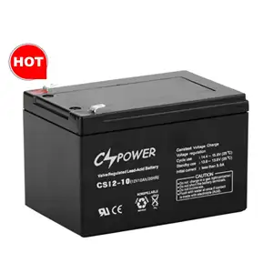 CSPower China Batería de bicicleta eléctrica 12V 10ah SMF Batería de ciclo profundo