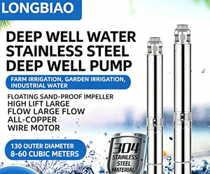 <span class=keywords><strong>Pompe</strong></span> submersible multi-étages à haute pression 130QJ 35m³/h en acier inoxydable, à bain d'huile, pour l'approvisionnement en eau des puits et l'irrigation - Product Image 4