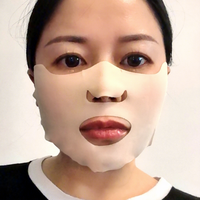 Masque facial en tissu élastique hydrogel pour le golf, transfrontalier, qui améliore les muscles du visage, réduit les plis nasogéniens, raffermit et est prêt pour le maquillage